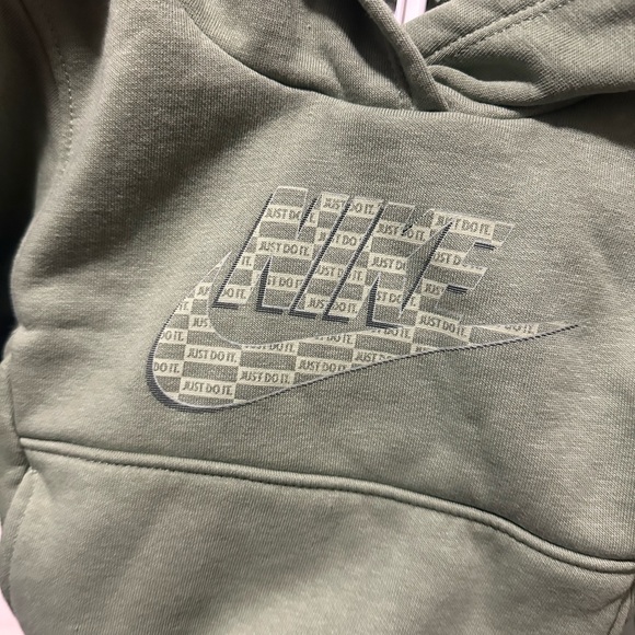 Nike Olive Green Baby Hoodie and Pants Set - Picture 2 of 5
